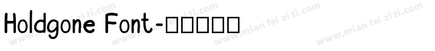 Holdgone Font字体转换